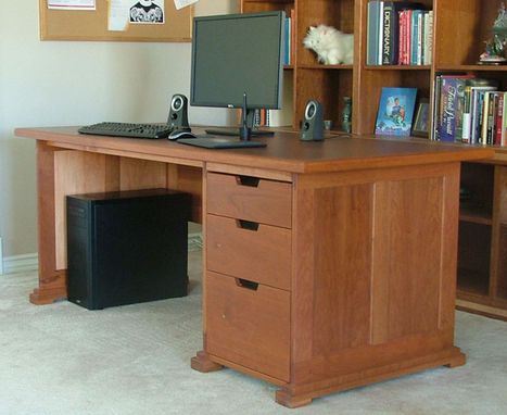 Custom Made Cherrywood 3drawer Desk