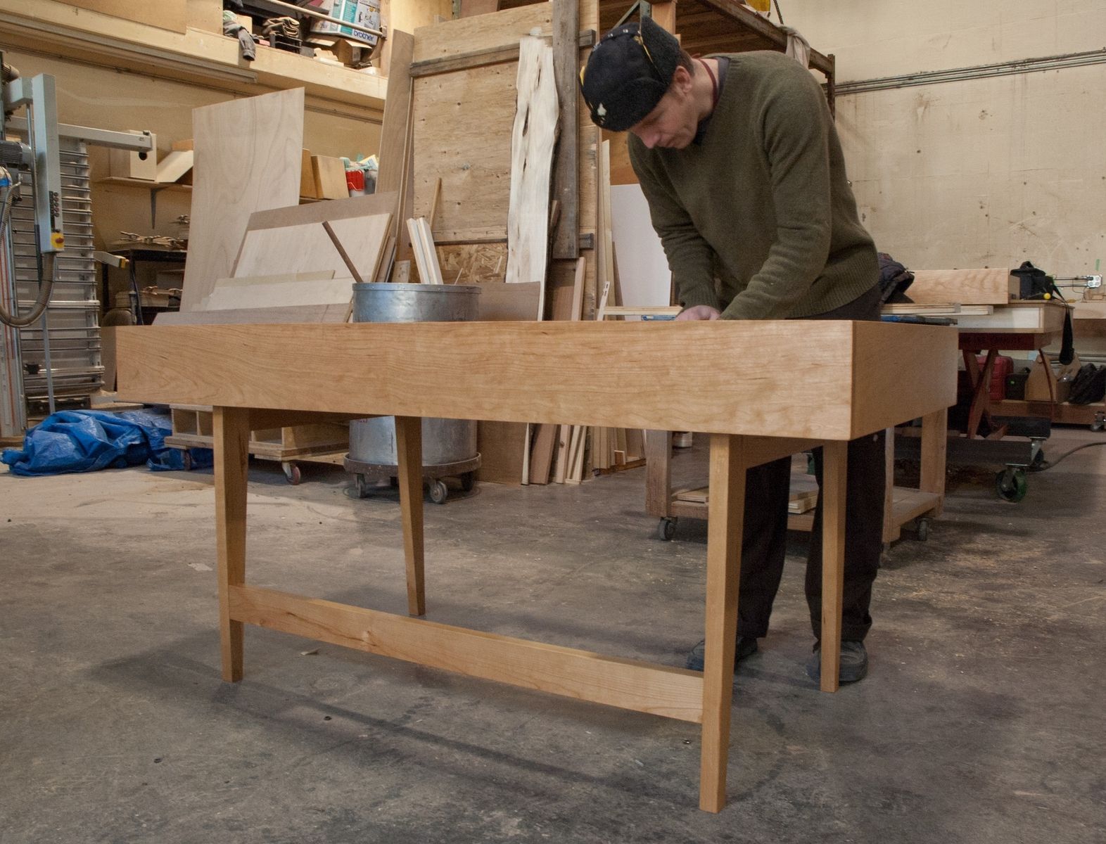 Handmade Solar Panel Desk by SAWN Custom Woodwork
