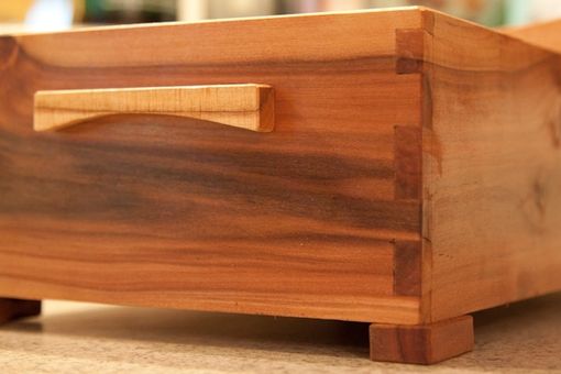 Custom Made Apple Wood Knife Box