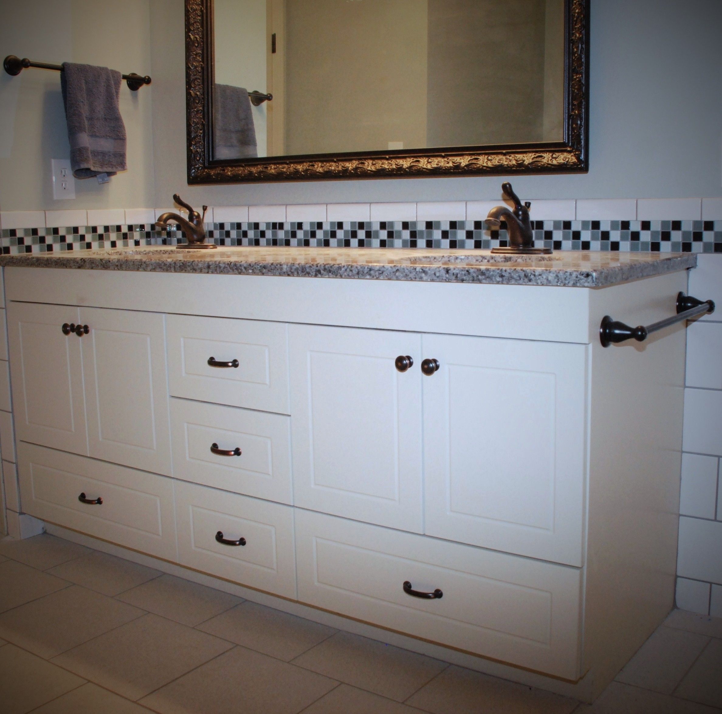 Custom European Bathroom Vanity by Belak Woodworking LLC ...