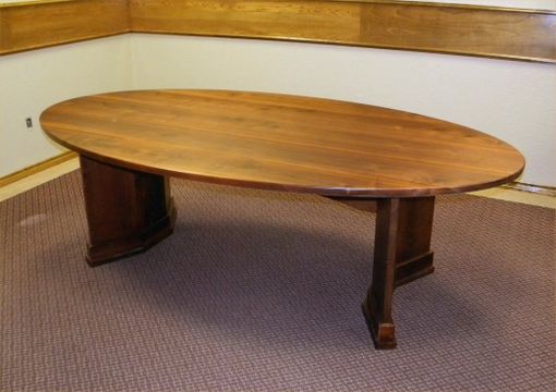 Custom Made Walnut Conference Table