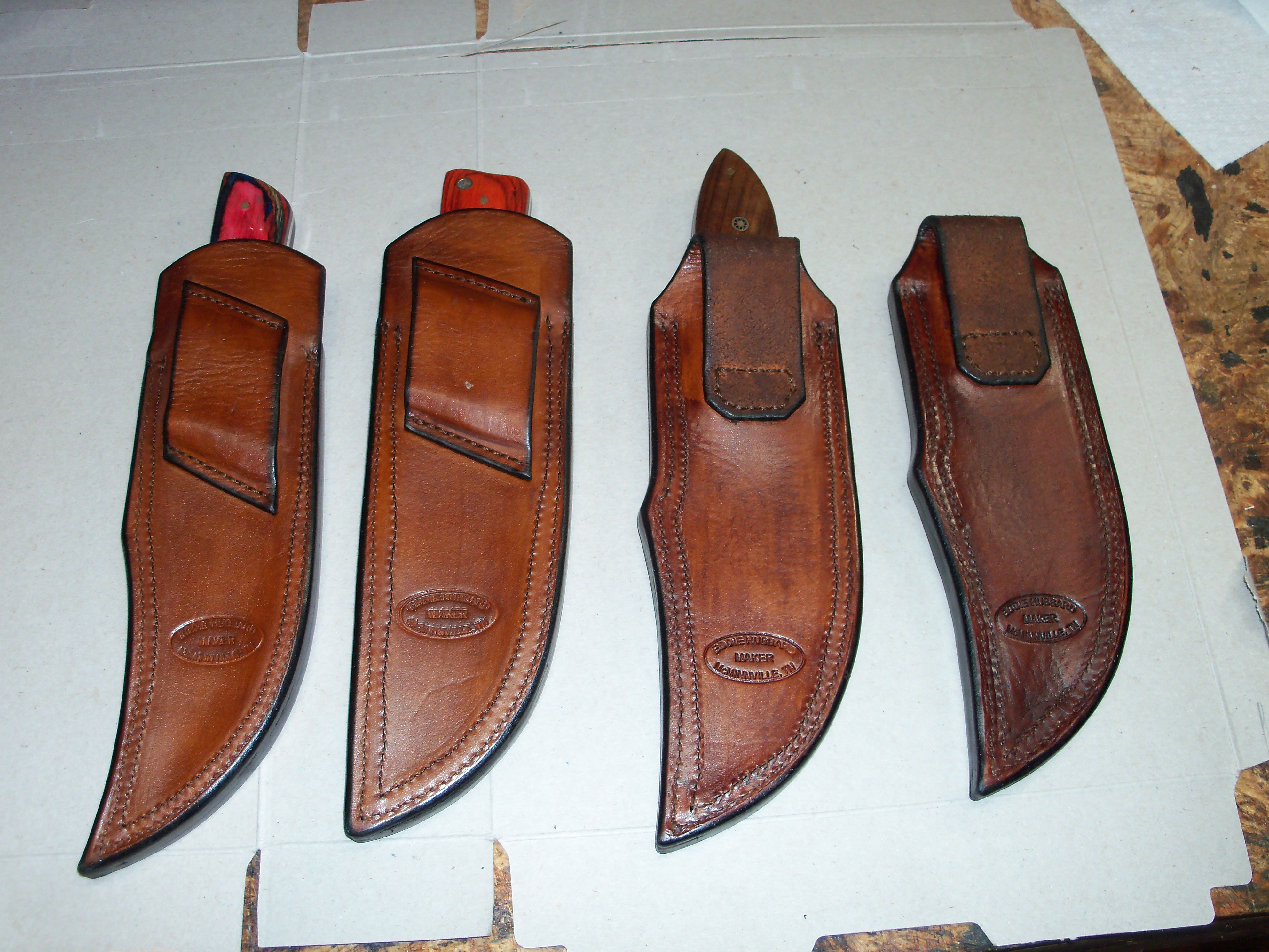Buy Custom Made Handmade Knife Sheaths, made to order from Hubbard