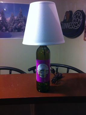 Custom Made Wine Bottle Lamp
