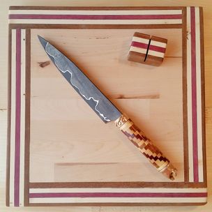 Hand Made Kitchen Knife by Theo Rock Nazz