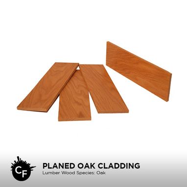Custom Made Planed Oak Cladding