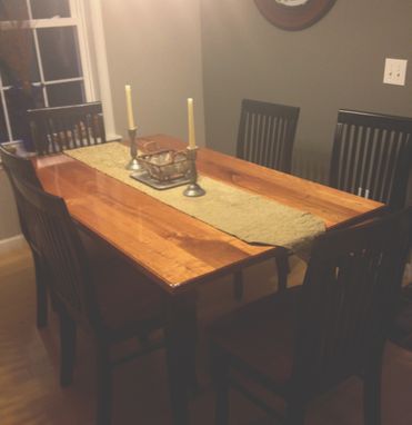 Custom Made Cherry Dining Table For Seating 6 People