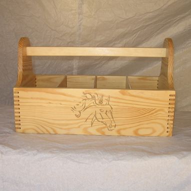 Custom Made Beautiful Hand Crafted Heirloom Wooden Tote