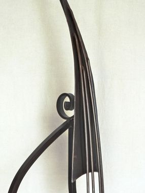 Custom Made Cello Inspired Metal Sculpture