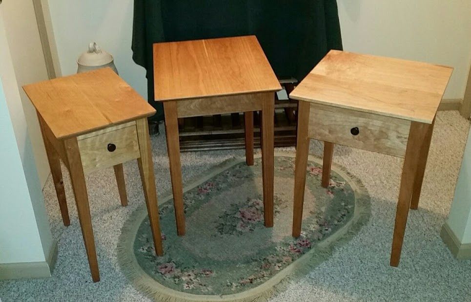 Handmade Shaker End Table By Ldm Custom, Small Shaker End Table