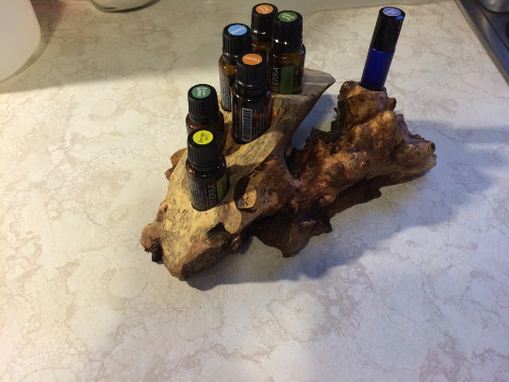 Custom Made Exotic Hardwood Essential Oils Display