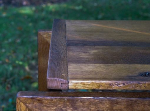 Custom Made Reclaimed Oak Barnwood Console Table