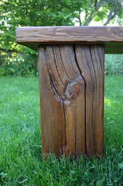 Custom Made Rustic Outdoor Bench