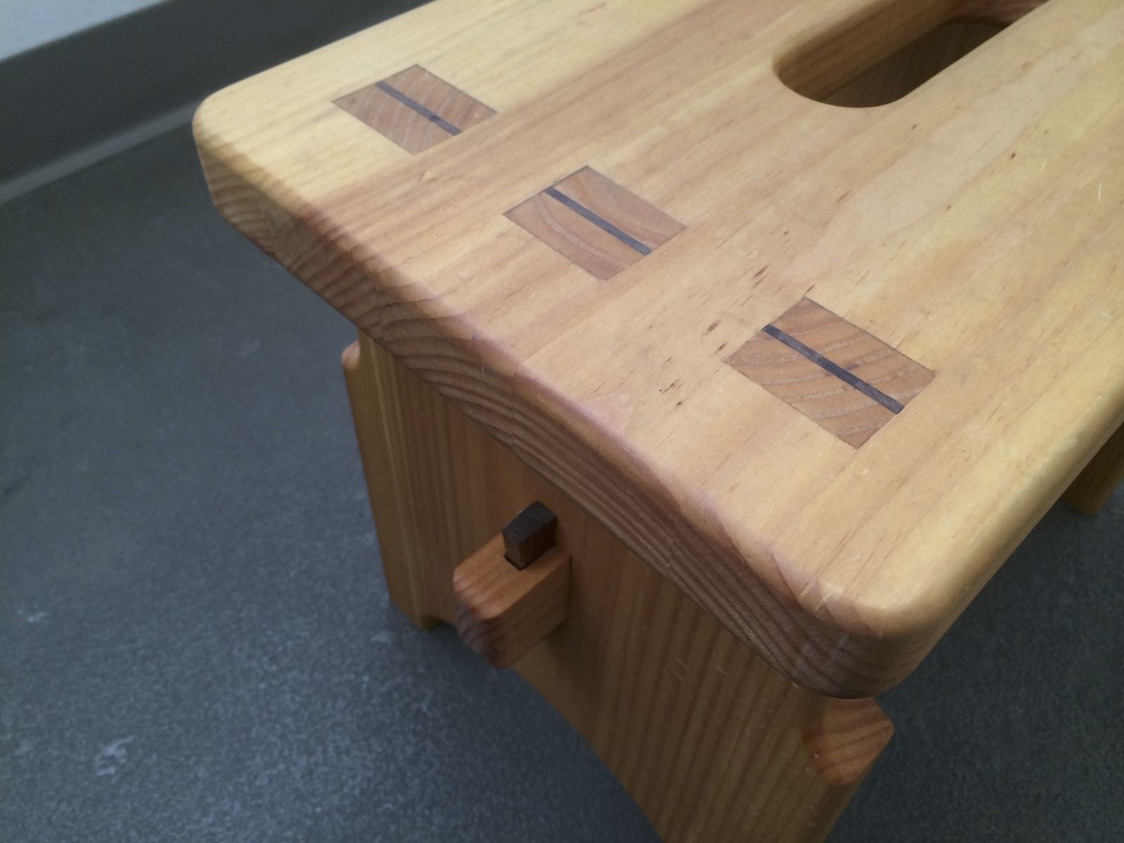 Custom Mortise & Tenon Step Stool by True Woodworks