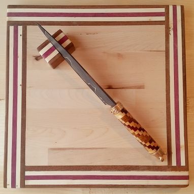Custom Made ​​​​Pig Themed Kitchen Knife And Cutting Board