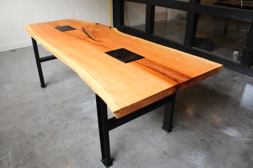 Custom Made Live Edge Cherry Conference Table