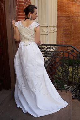 Custom Made Hunt Of The Unicorn Victorian Corseted Wedding Gown