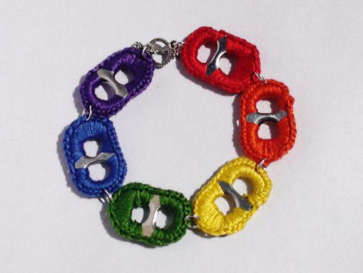 Custom Made Crocheted Pop Tab Bracelets