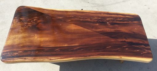 Custom Made Hawaiian Hardwood Coffee Table by Isak Ziegner 