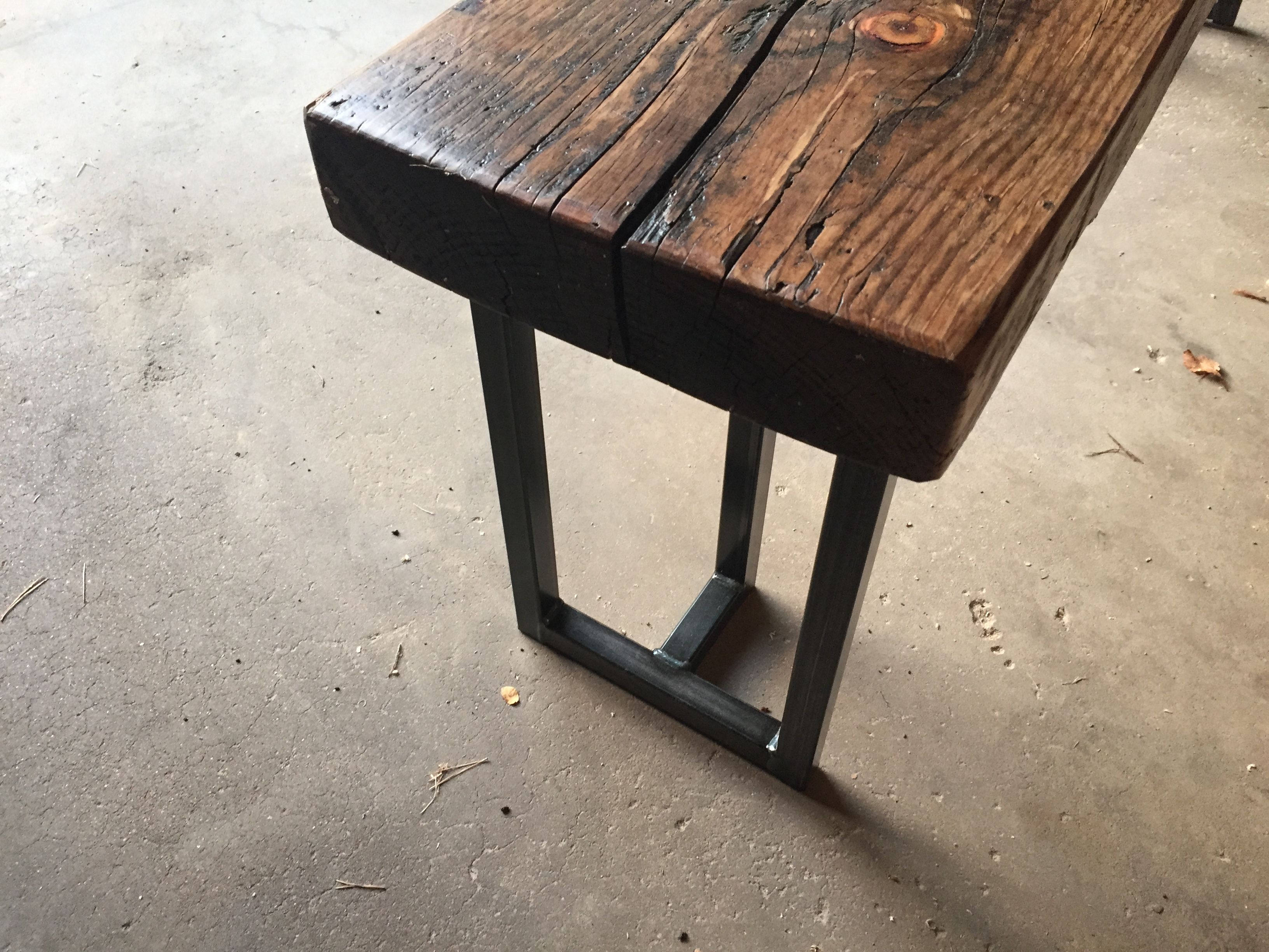Buy A Custom Made Reclaimed Wood Pine Bench Handmade In Denver