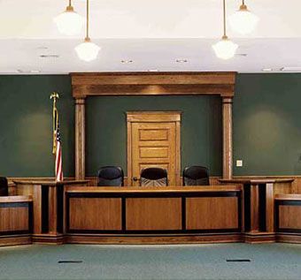 Custom Made Court Bench Counter Dais Podium
