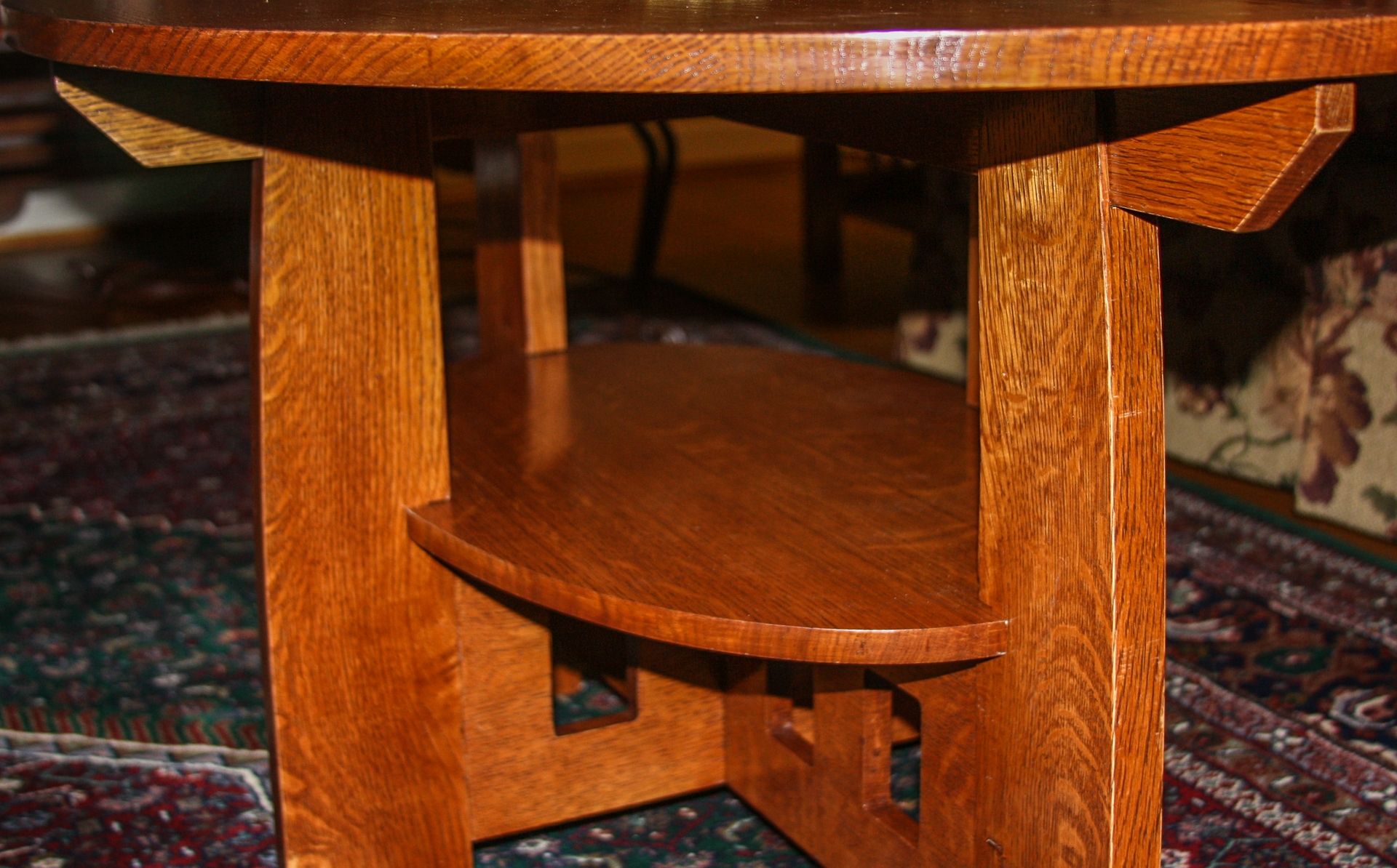 Hand Crafted Arts And Crafts Coffee Table by Bench Dog Woodworks