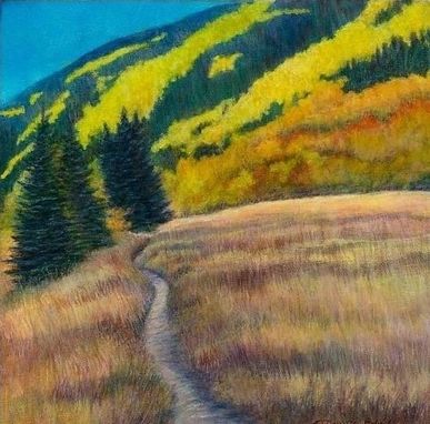 Custom Made East Aspen Trail, Independence Pass (Colorado Fall) Painting