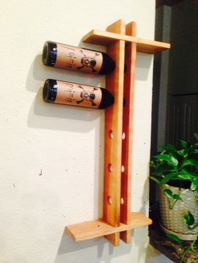 Custom Made Wall Hanging Wine Rack