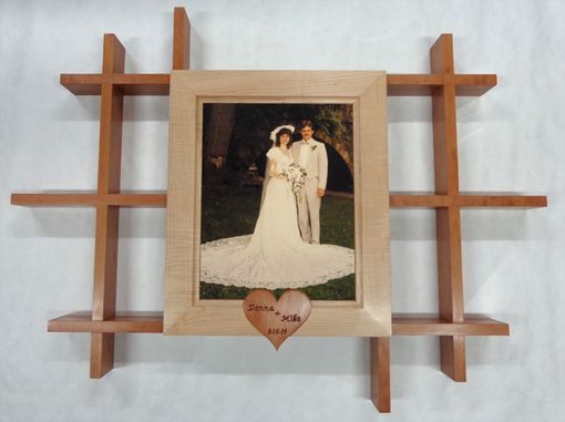 Custom Made Wall Shelf With 11"X 14" Picture Frame