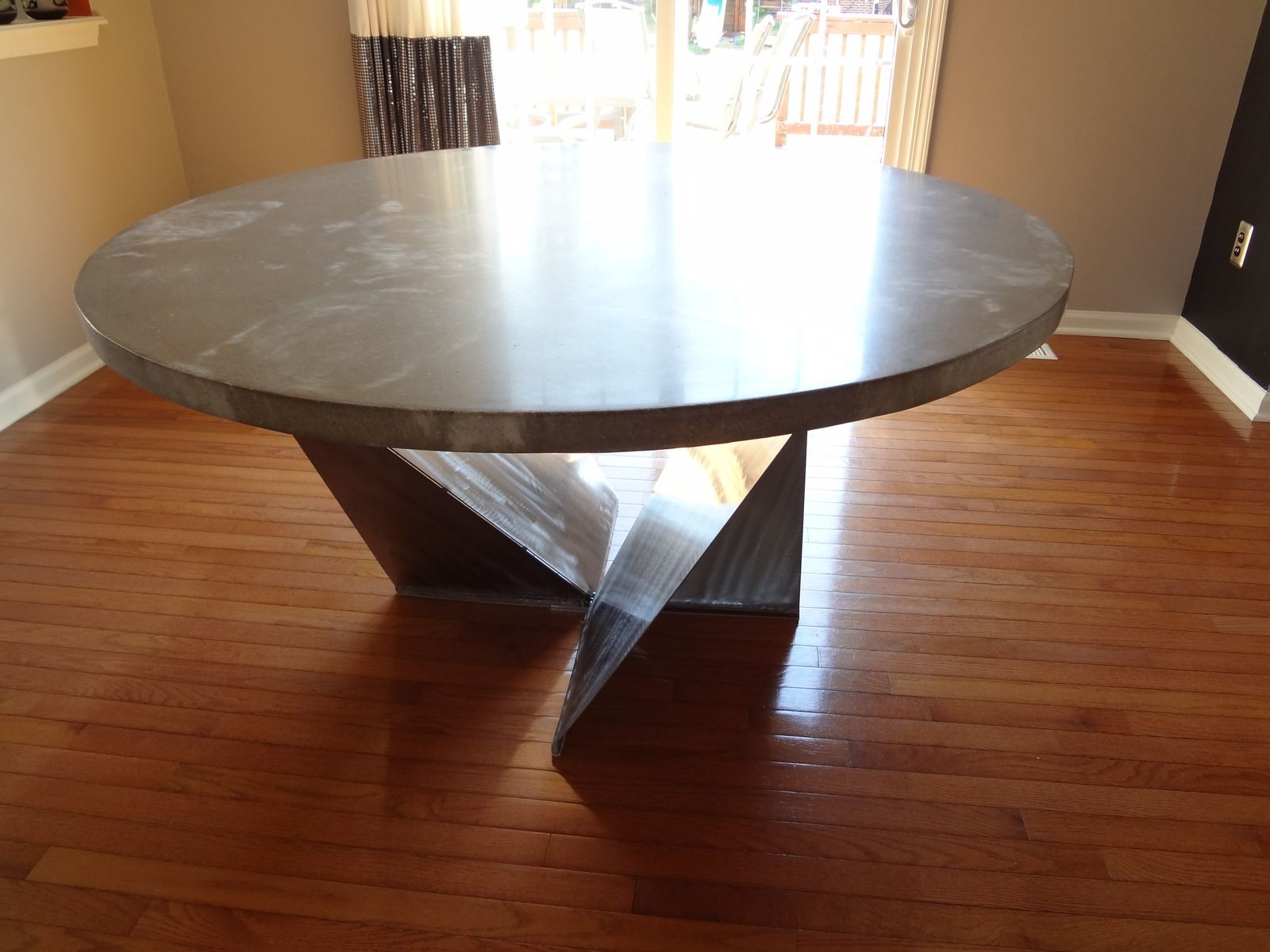 Custom Dining Room Table, Kitchen Table by Rock And A Hard ...