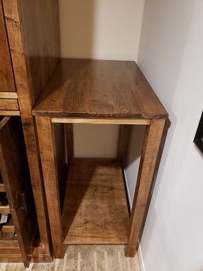 Custom Made Bar Cabinet And Side Table