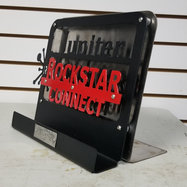 Custom Made Tabletop Display And Card Holder