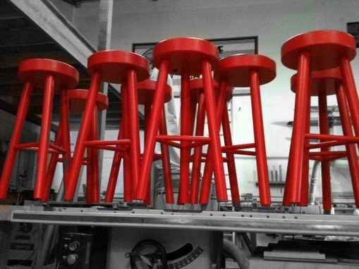 Custom Made Painted Stools