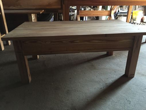 Custom Made Reclaimed Heart Pine Coffee Table