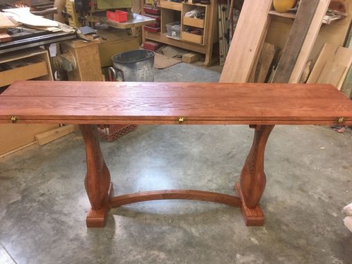 Custom Made Console Converts To A Dining Table