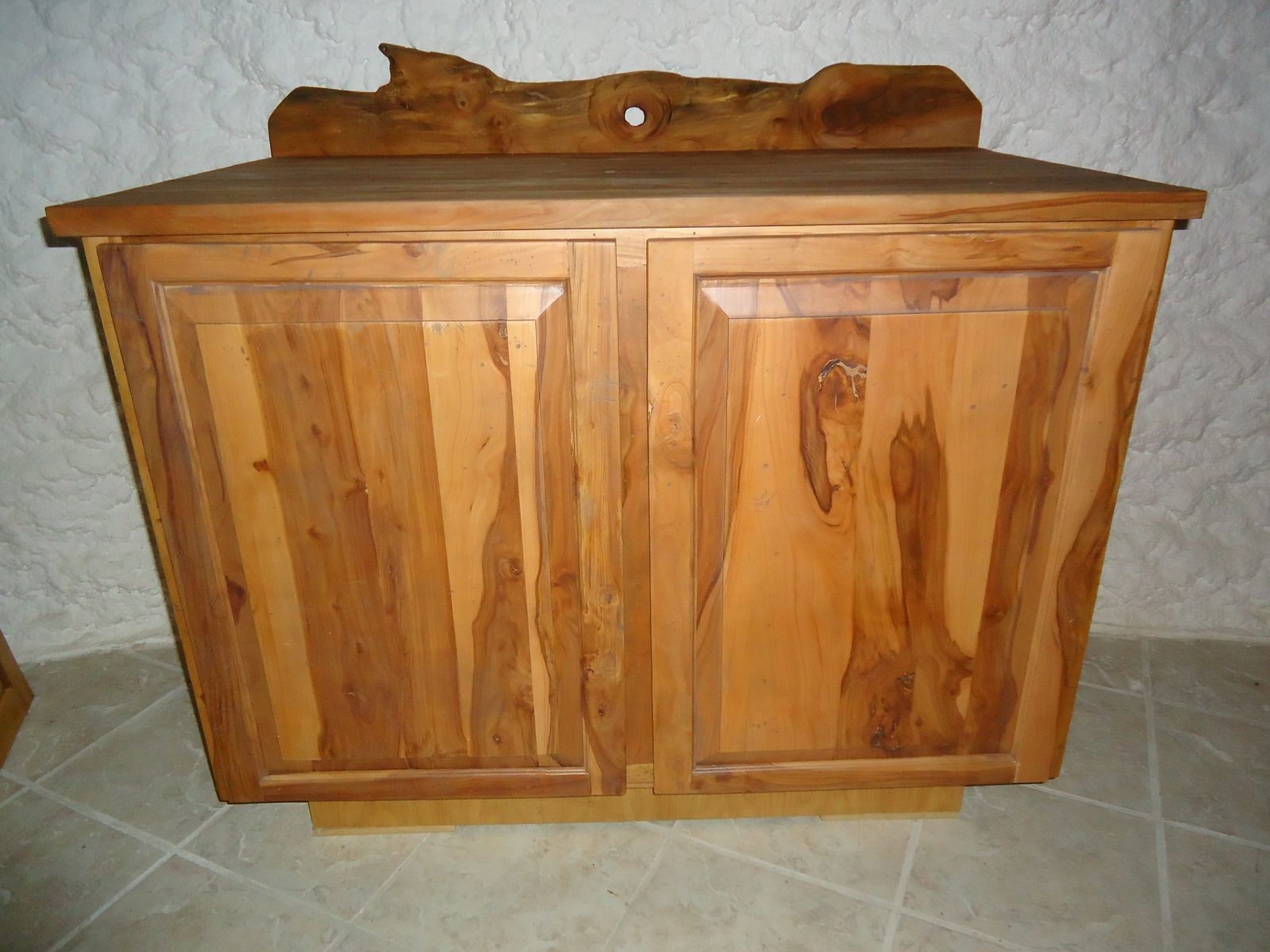 Hand Made Apple Wood With Butcher Block Top by Galusha Tiles