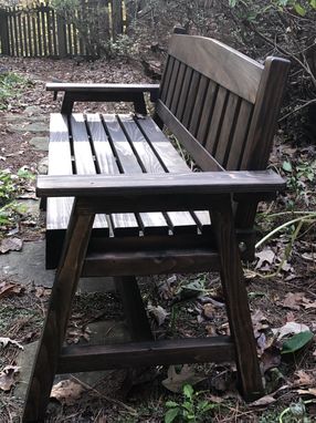 Custom Made Bench Or Multiple Seat Cypress Heavy Duty Capacity With Adjustable Back