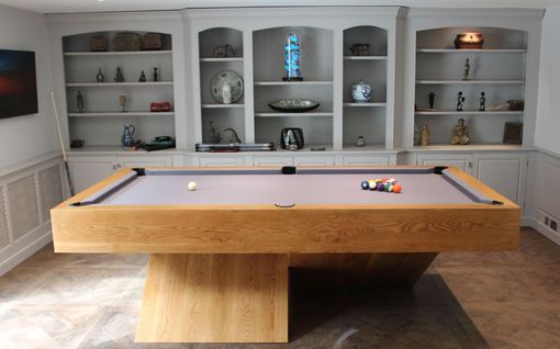 Custom Made Modern Tulum Oak Pool Table