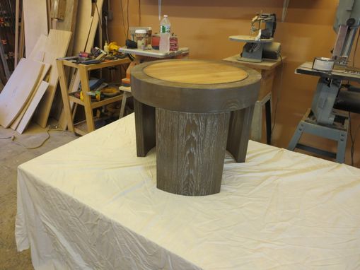 Custom Made Round Oak Table