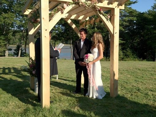 Custom Made Timber Frame Wedding Arbor
