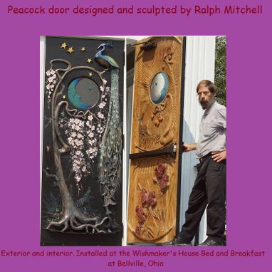 Custom Made Wishmaker House Peacock Door