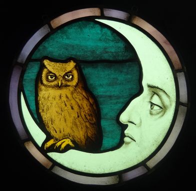 Custom Made Owl And Moon