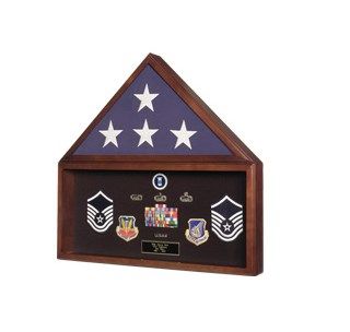 Custom Made Flag Memorabilia Display Case