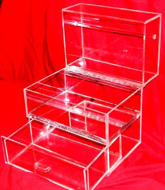 Custom Made Acrylic Jewelry Box - Hand Crafted, Custom Size And Colors Available