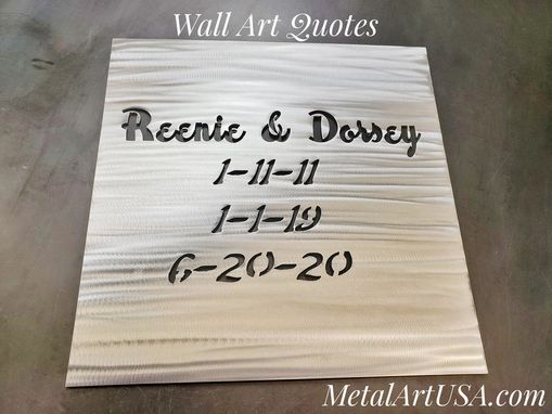 Custom Made Custom Cut Metal Signs