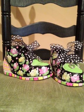 Custom Made Custom Hand Painted Baby Shoes