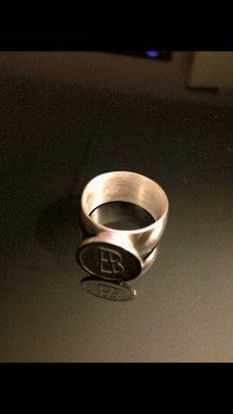 Custom Made Sterling Silver Branding Ring