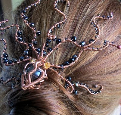 Custom Made Squid/Octopus Copper Hair Piece