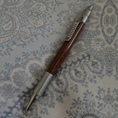 Custom Made Handcrafted Leopard Wood And Aluminum Custom Pen