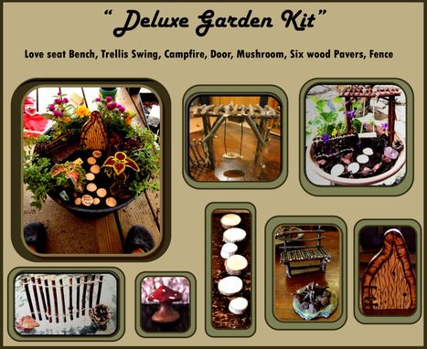 Custom Made Fairy Garden Kits, Kids Garden, Indoor Garden,Fairy Garden,Fairy Items,Fairy Accessories