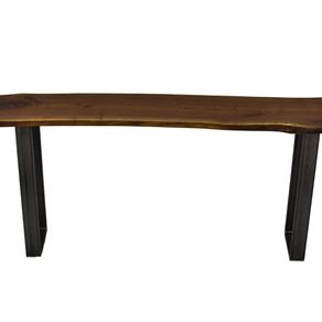 Live Edge Narrow Walnut Desk – Brick Mill Furniture